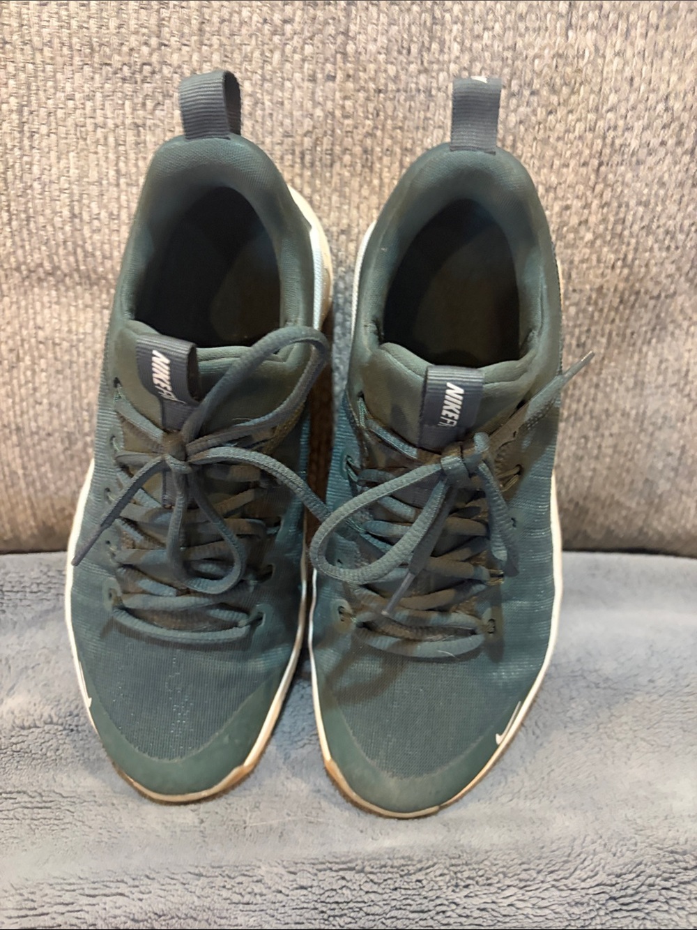 Nike Women's Dark Teal Lace-Up Sneakers